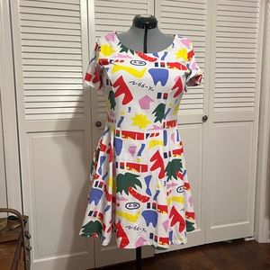 Nooworks ChaCha Skater Dress in A-Ok, size XXXL